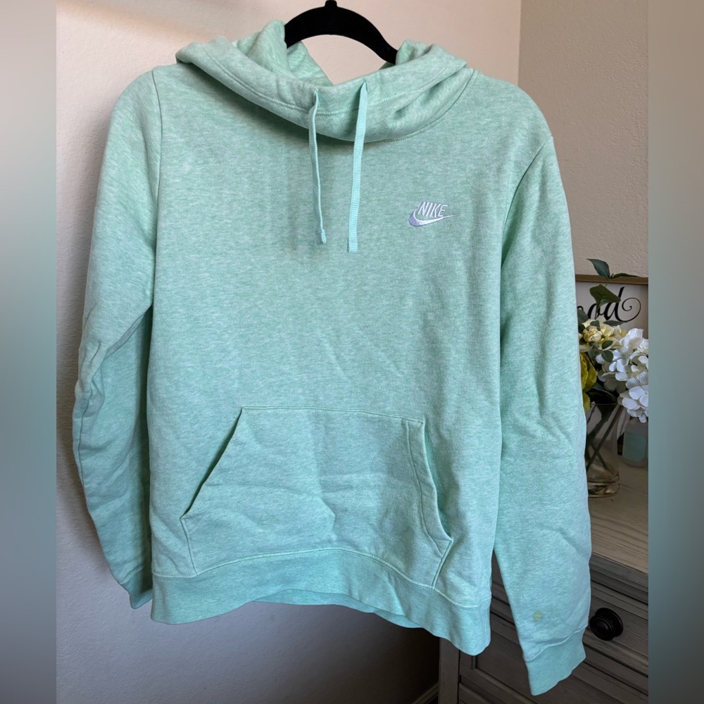 Nike Light Green Pullover Hoodie